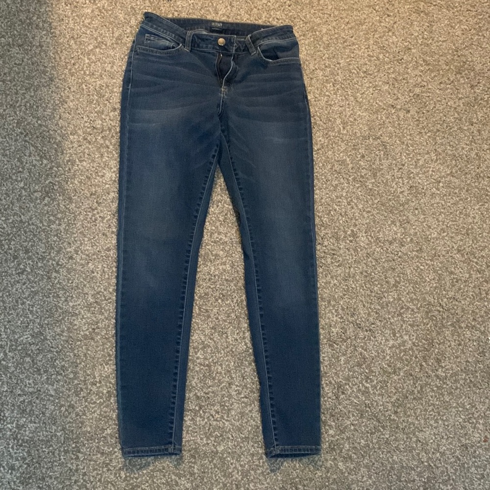 Blue jeggings. Size 8.